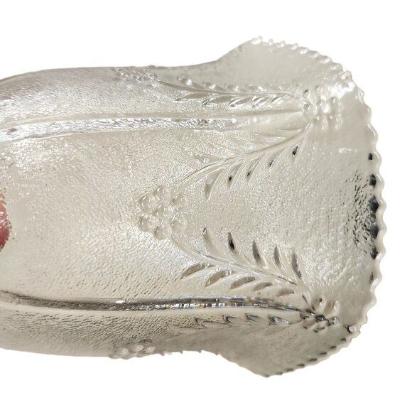 Vintage Revival Summer Wheat Pattern with scalloped edge, Glass Lamp shade - Picture 7 of 8